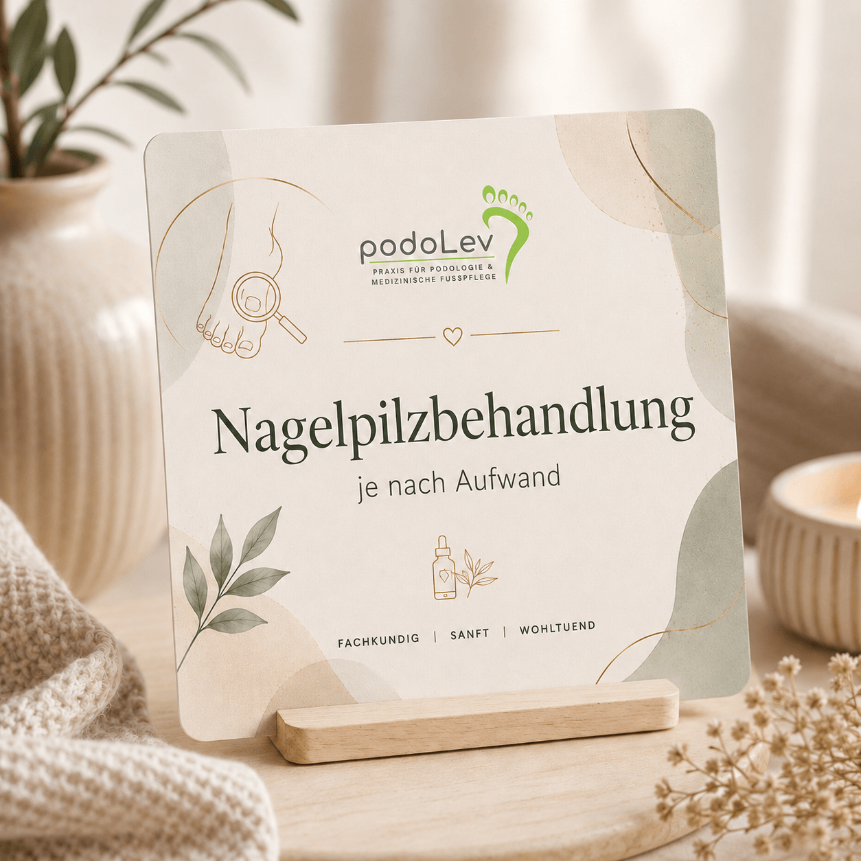 Nagelpilzbehandlung (je nach Aufwand)